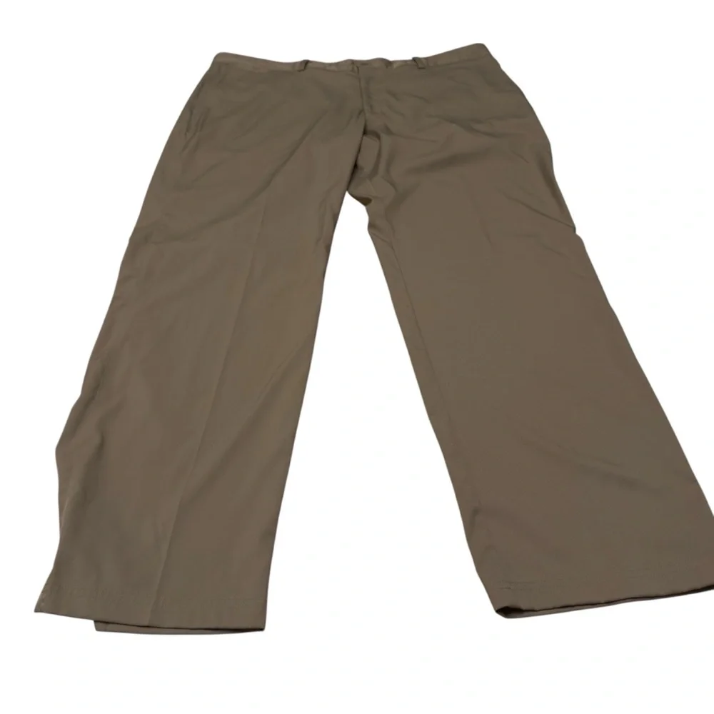 Nike Golf Dri-FIT Performance Khaki Stretch Pants Moisture Wicking Mens 40x33